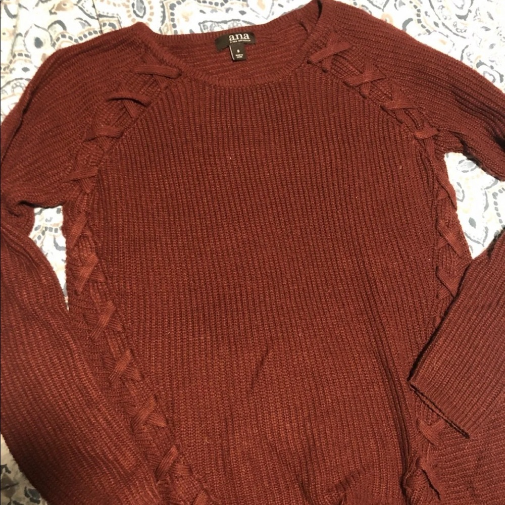 Burgundy sweater